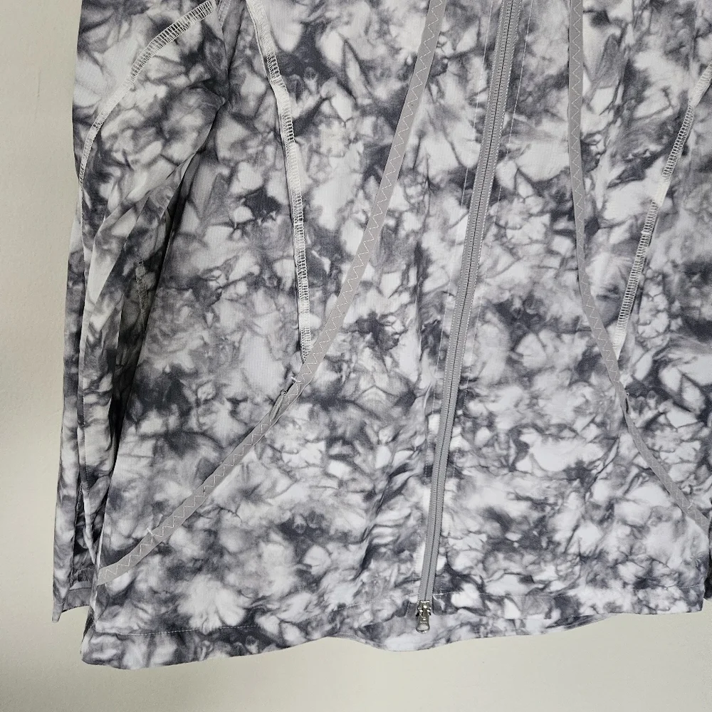Athleta Tie Dye Catalina Full-Zip Foldable Jacket Size XS